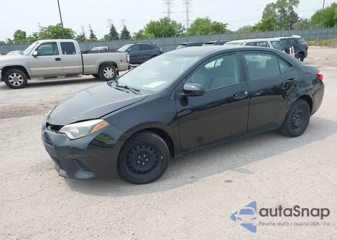 2014 Toyota Corolla Le from USA, damaged, VIN 2T1BURHE3EC219727